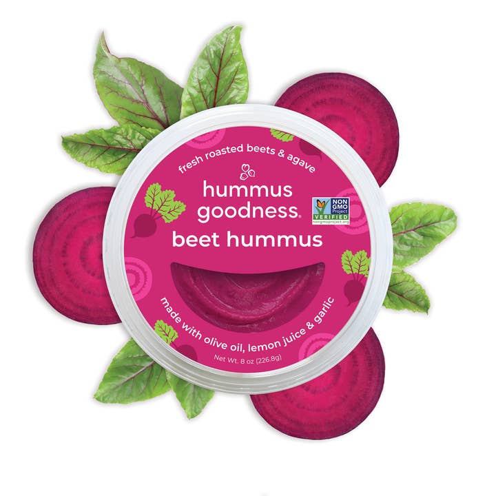 Hummus Goodness - Wholesale Dip - Hummus Goodness Beet Hummus