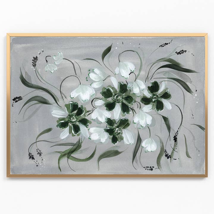 Snowdrop | Art Print for wholesale by Ramya Art Design