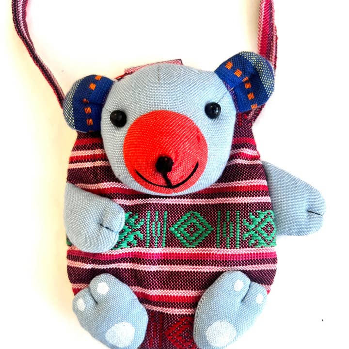 "Animal House" Cross Body Pouches from the White Thai for wholesale by Wooven