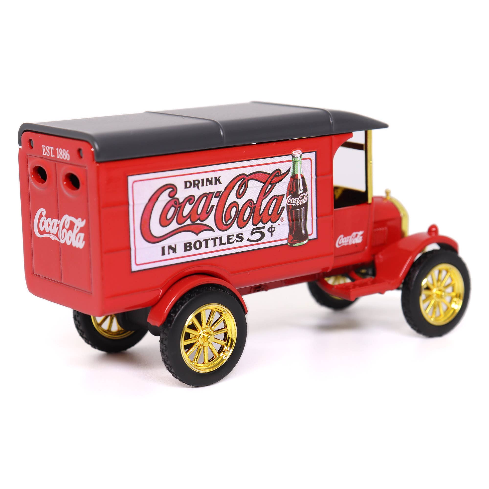 Motor City Classics, Inc. - Vendita all'ingrosso Decorazioni da tavolo - Modello in scala 1:43 Ford TT Van Coca-Cola 1926 in metallo pressofuso5
