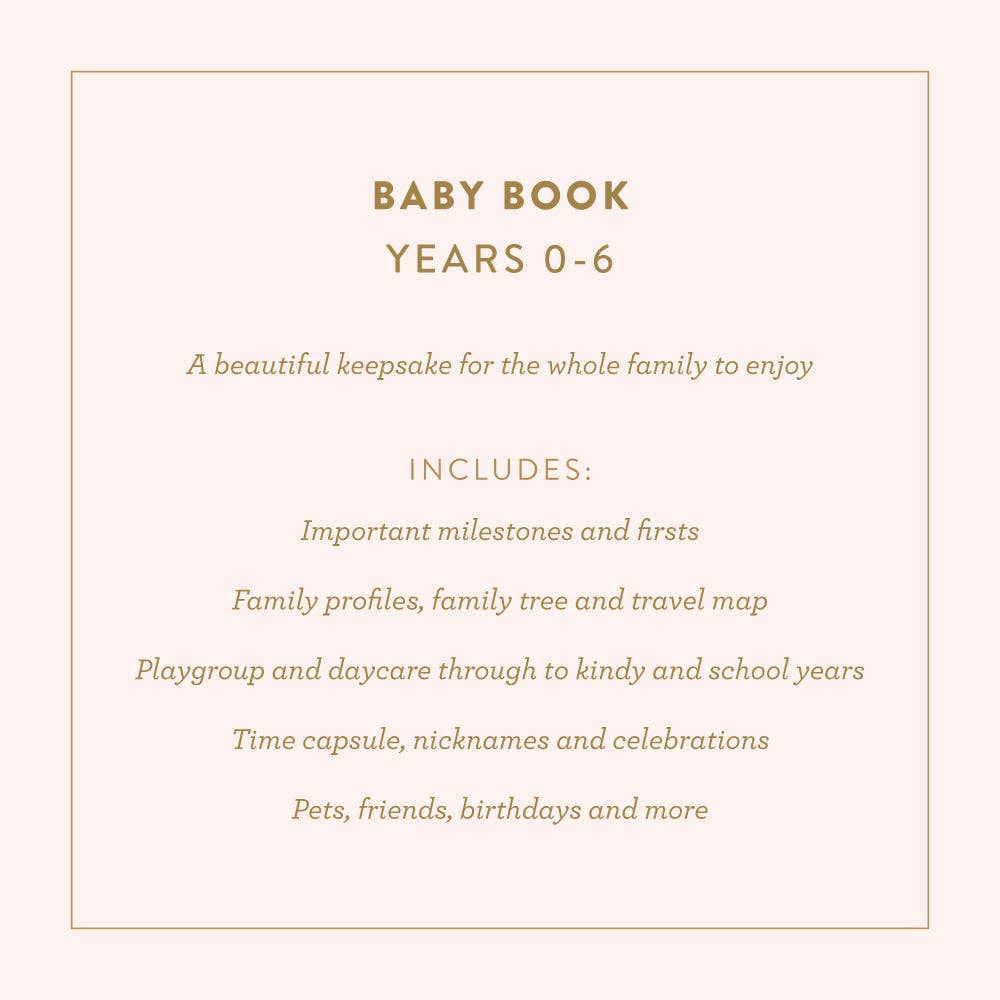 Fox & Fallow - Wholesale Memory book – Child & baby - Mini Baby Book Sage2