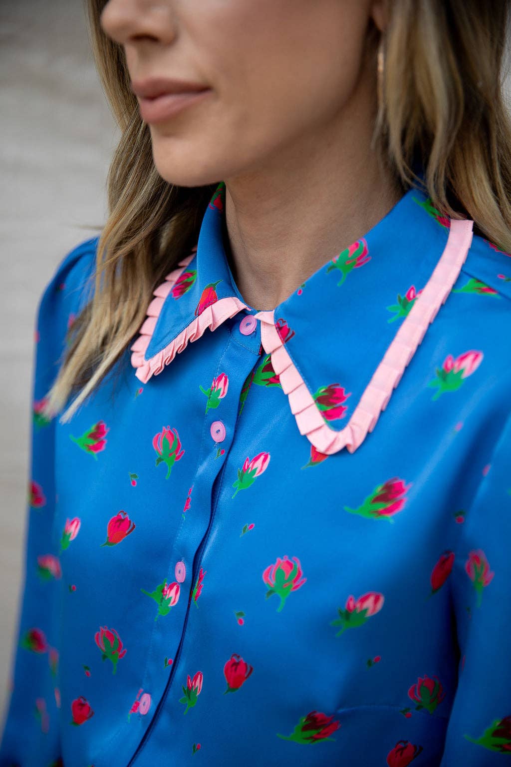 Modafleur - Wholesale Button Down Shirt - Women's - THE FAYE TOP4