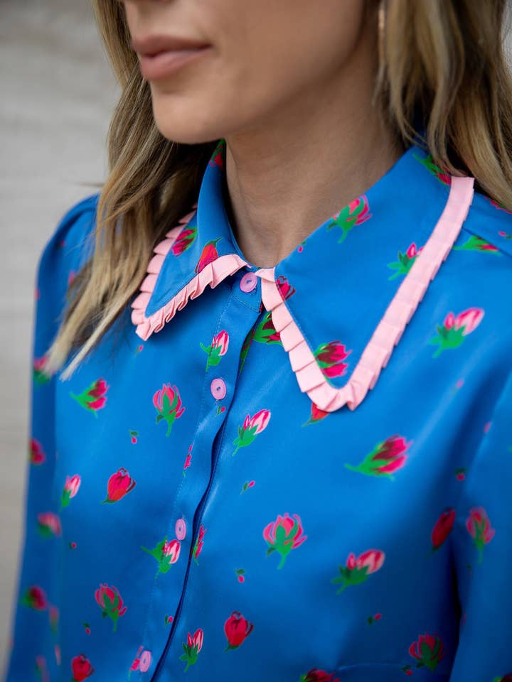 Modafleur - Wholesale Button Down Shirt - Women's - THE FAYE TOP4