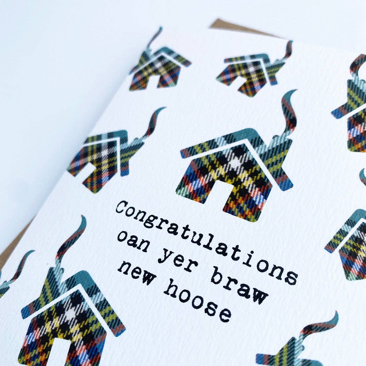 Hiya Pal – wholesale House-warming card – Braw New Hoose  |  Scottish Greeting Card  |  New Home Card1