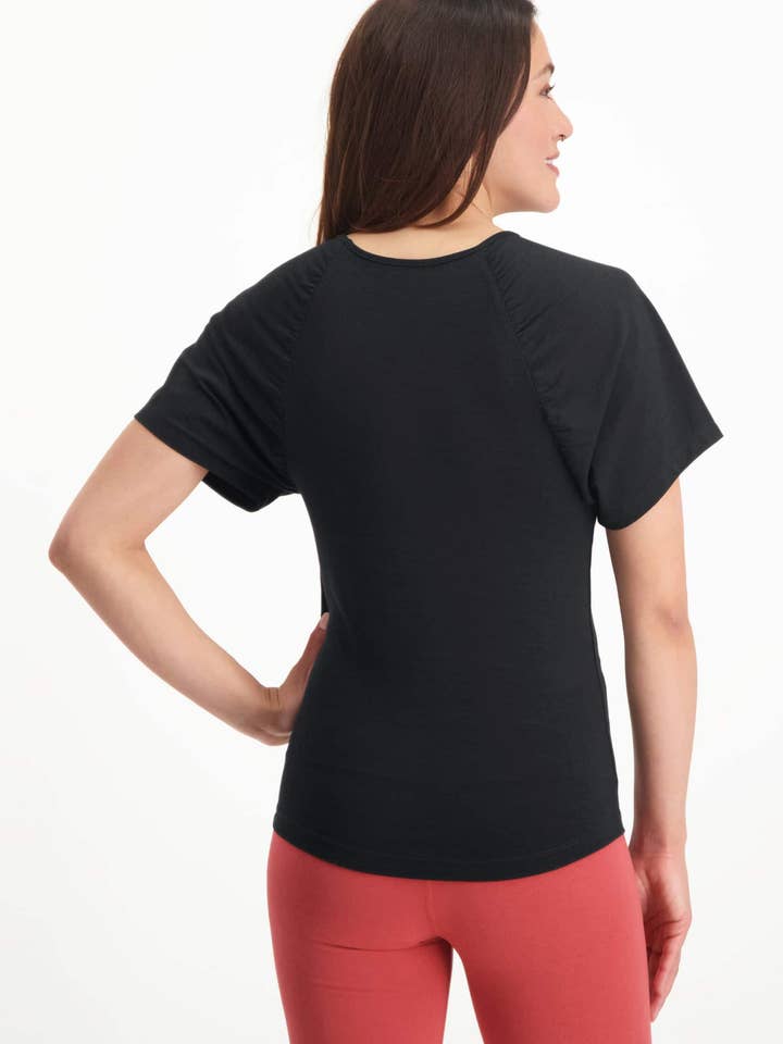 Urban Goddess - Vente Haut de sport – femme - Chemise de yoga Chandra - Noir urbain3