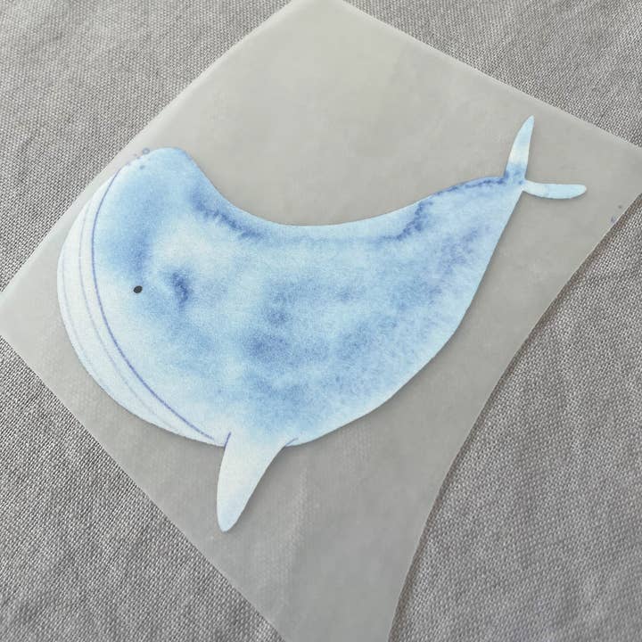 Whale iron-on picture for wholesale by Hannahs Firlefanz