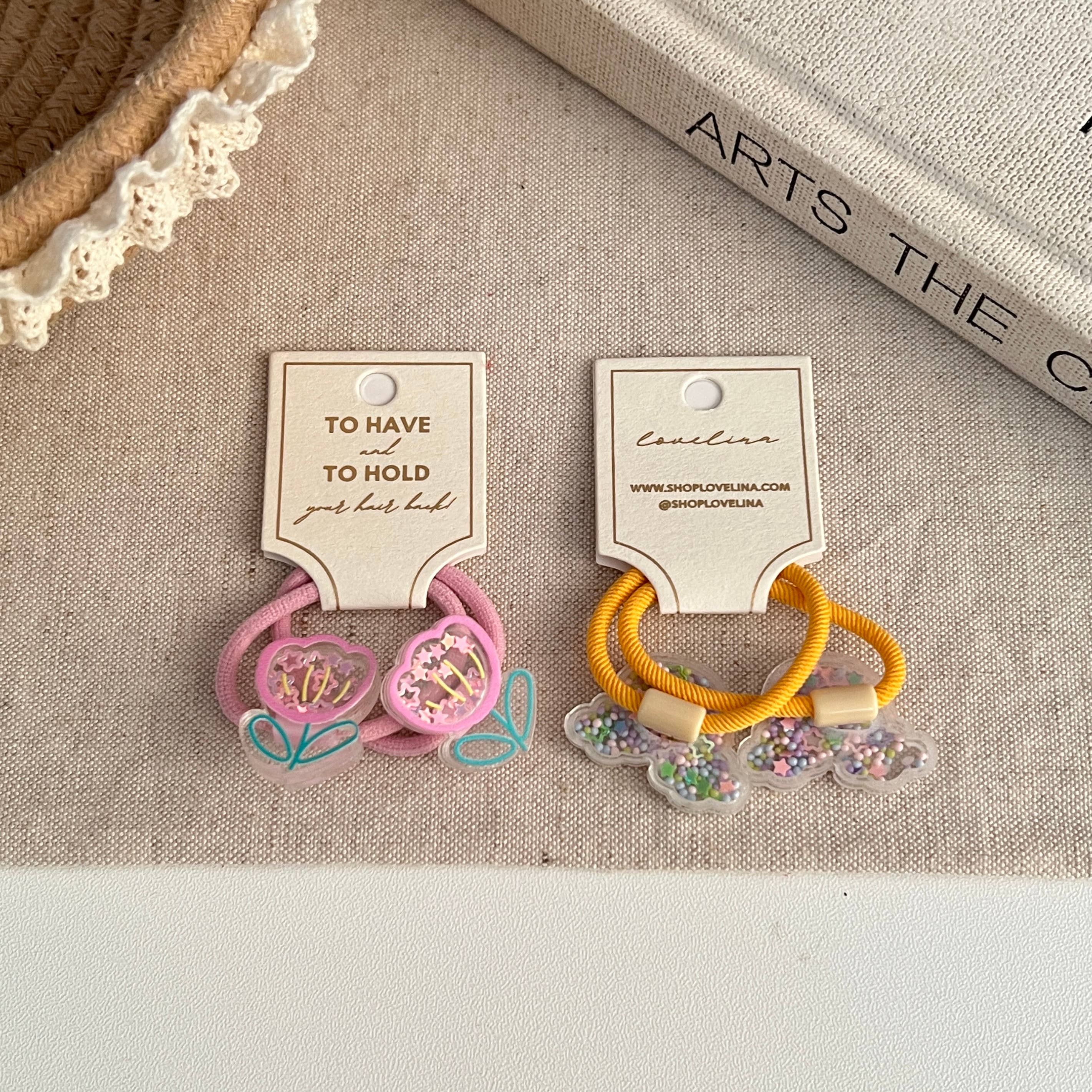 LoveLina - Wholesale Hair Tie - Kids - Kids Hair Tie Cherry Flower Bow Rainbow (KOW)8