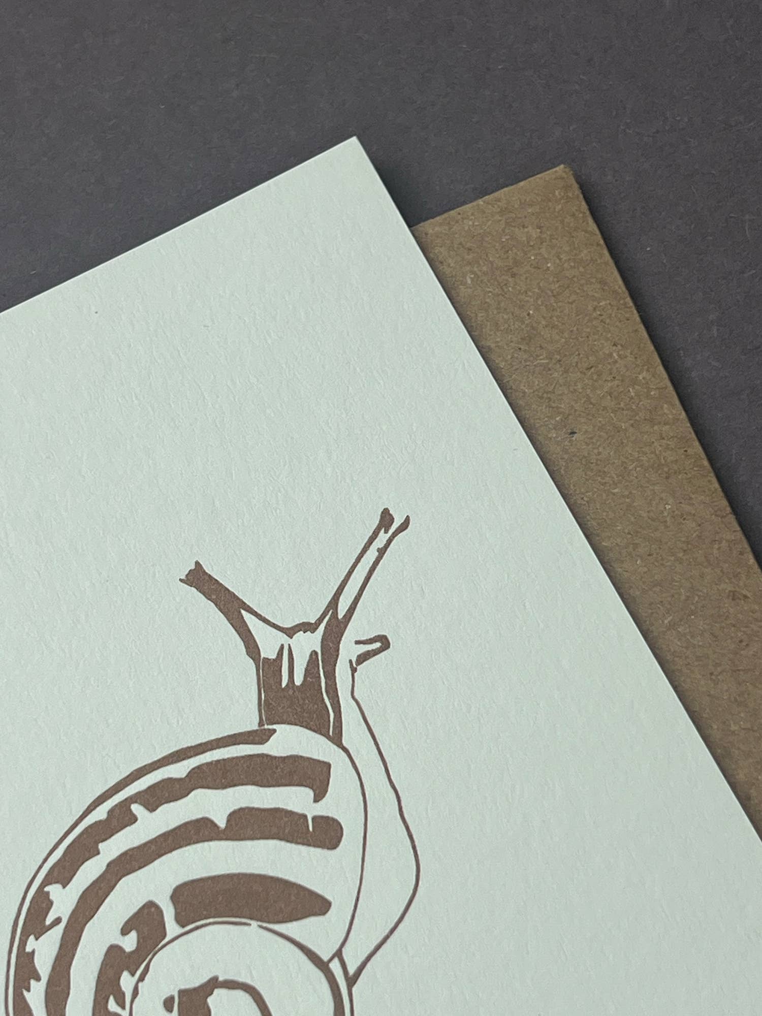 Penguin Ink – wholesale Everyday greeting card – Snail Card1