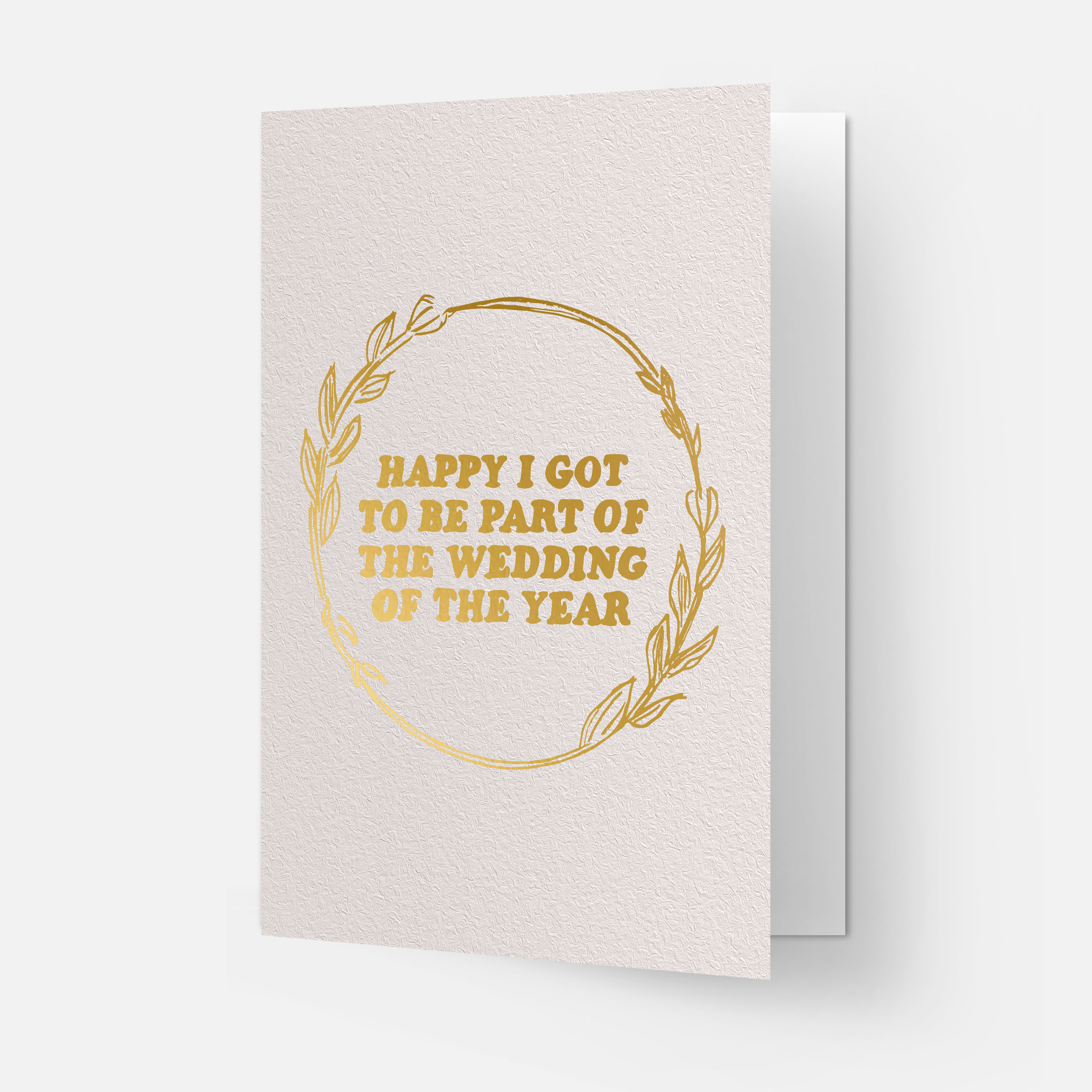 Kaart Blanche - Wholesale Wedding Card - Wedding of the year greeting card1