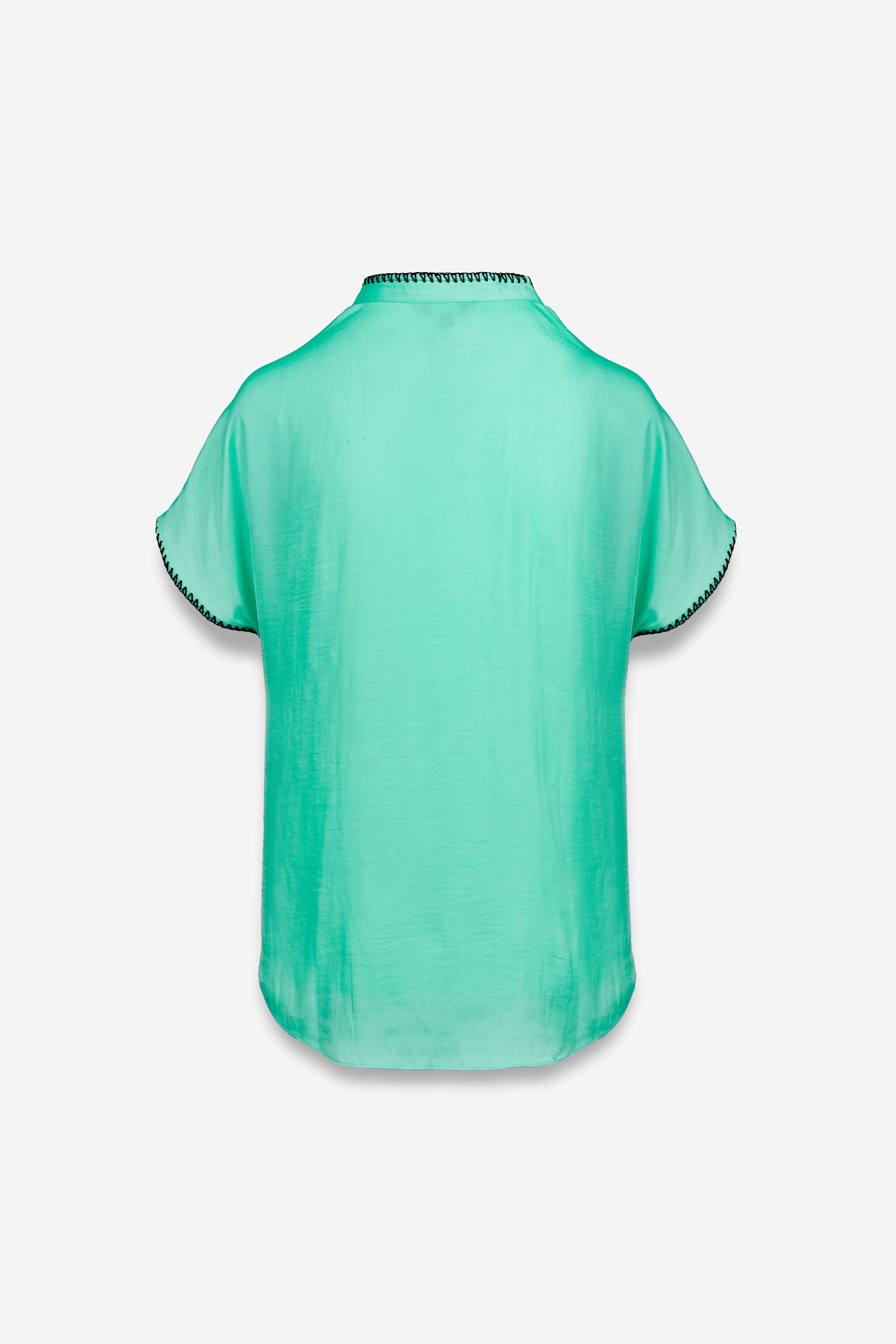 Naked Zebra - Venta al por mayor Blusa - Mujer - Blusa regular con hombros caídos y pespunte.6