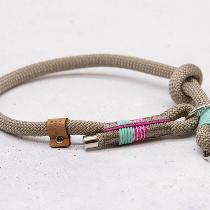 FOR LOVELY DOGS / Linda Jansen - Wholesale Pet Collar - Dog - Fawn Beach Twist dew collar4