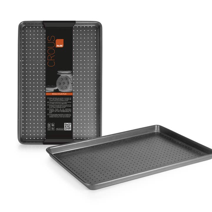 Ibili - Wholesale Serving Tray - IBILI - Crous rectangular perforated tray 39x27