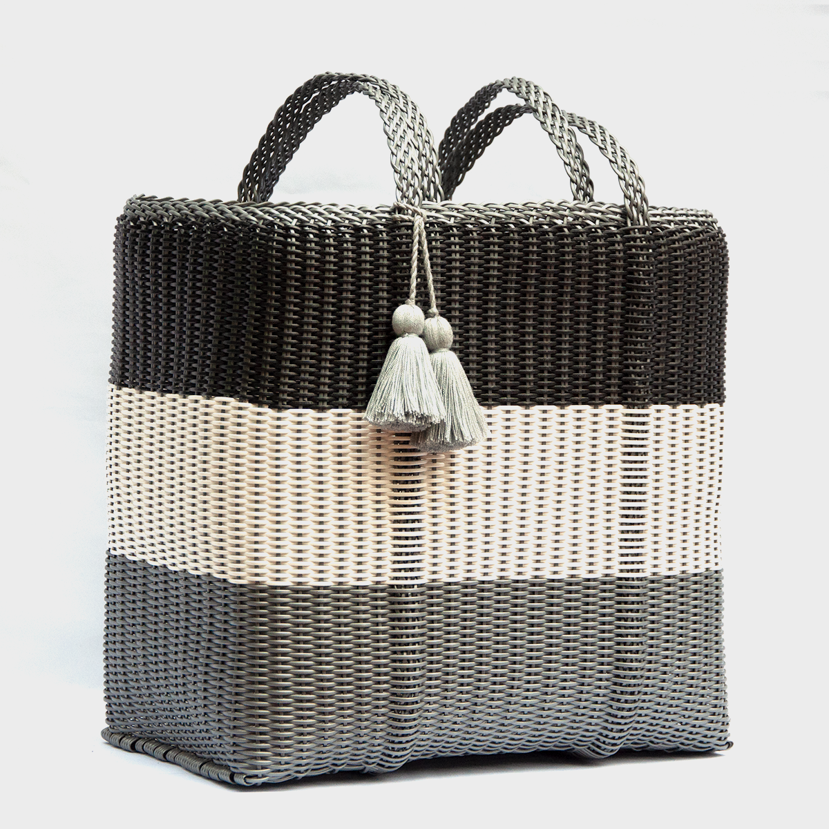 ixöq - Wholesale Tote Bag - Women's - Ixoq Recycled Plastic Cesta Tote Ex-Large ~ 3 Color Paneled0