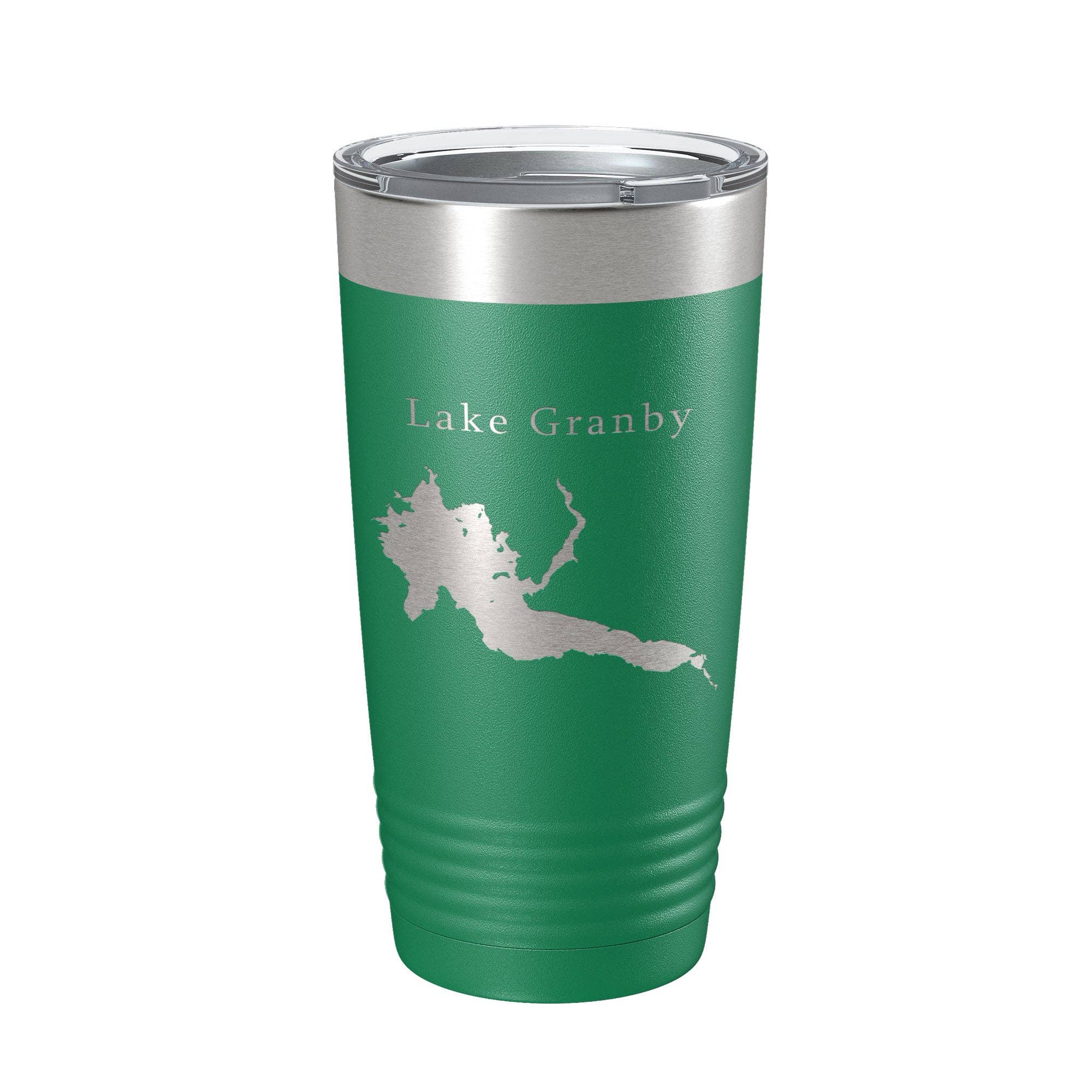 CarveBright - Wholesale Insulated Mug/Tumbler - Lake Granby Map Tumbler Travel Mug Insulated Laser Engraved Coffee Cup Colorado 20 oz12