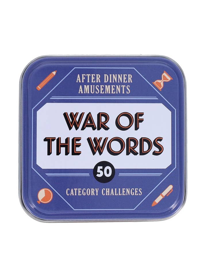 After Dinner Amusements: War of the Words for wholesale by Chronicle Books
