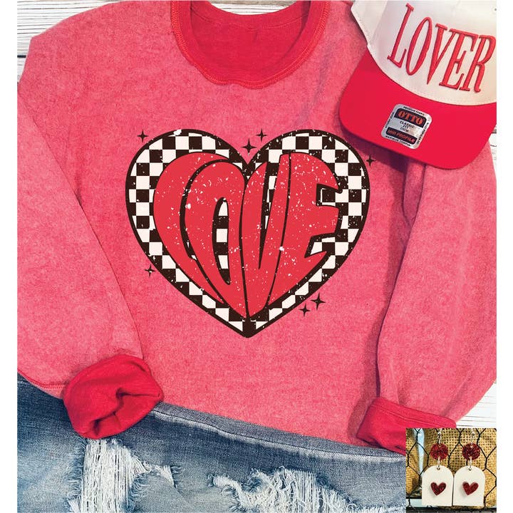 Kärlek Rutigt Hjärta för wholesale av Southern Attitude Designs Inc