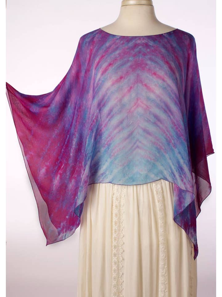 Manifest Color - Wholesale Poncho - Women's - Silk Poncho