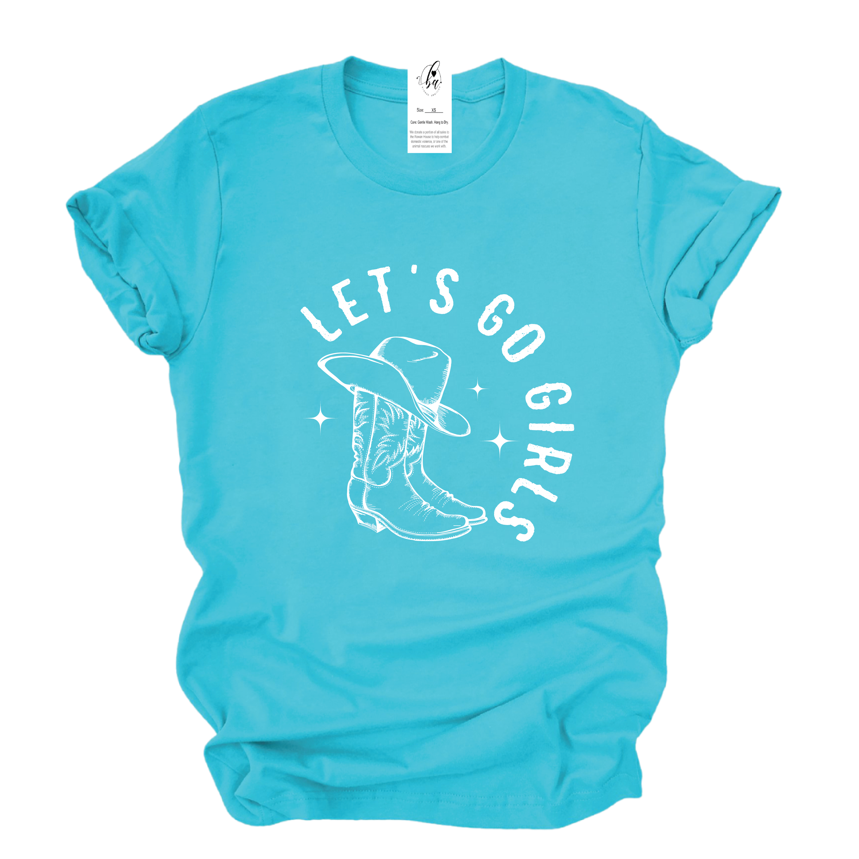 Blonde Ambition | Jewelry | Valentines Gift & Sweaters - Vente T-shirt à imprimés – femme - T-shirt Let's Go pour filles14