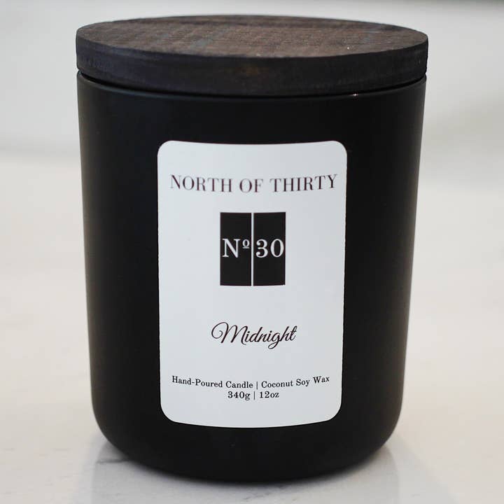 Home Candle: Midnight for wholesale by NORTH OF THIRTY