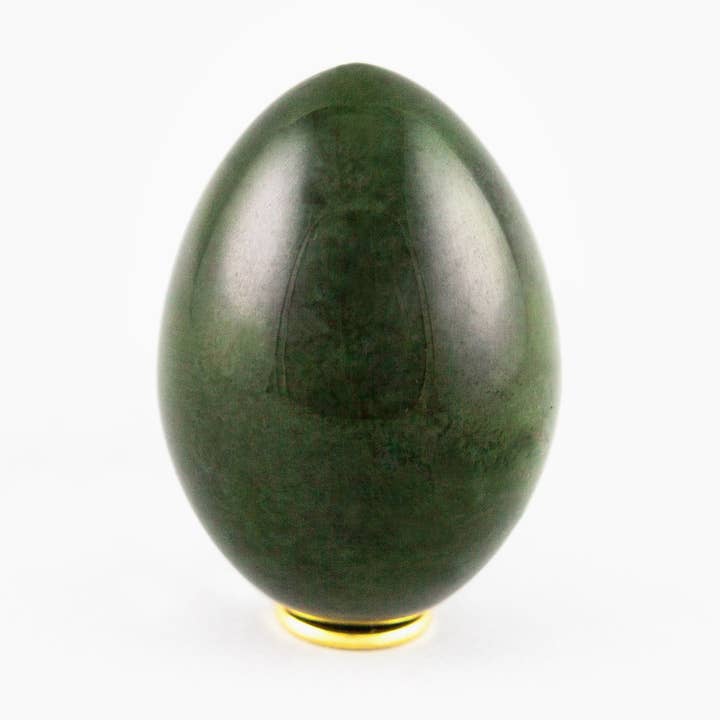 Nephrite Jade Yoni Egg for wholesale by Yoni Crystals