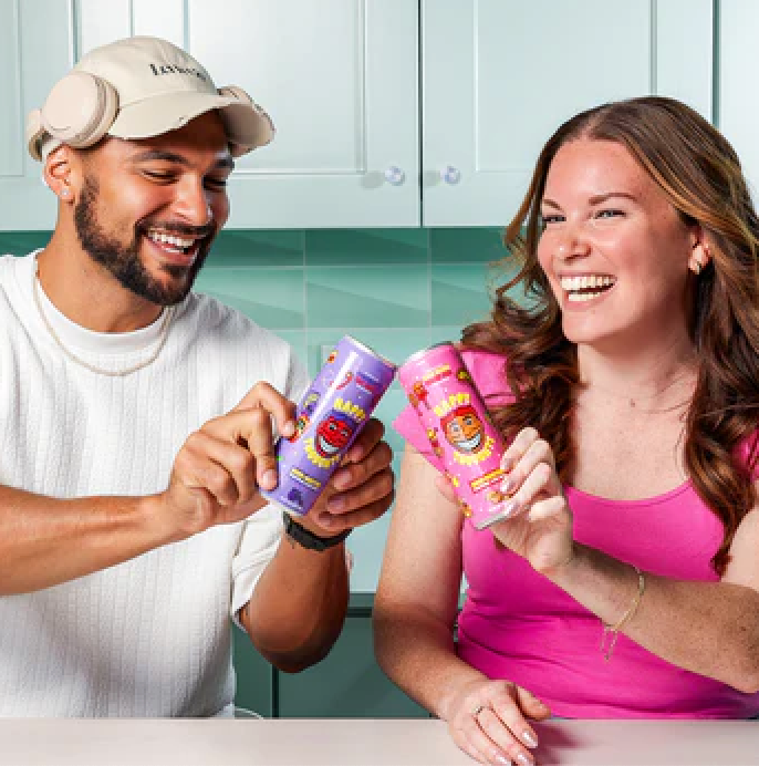 Happy Thoughts - Wholesale Sparkling Water - Happy Thoughts - Blood Orange - Pear -(12pk - 12 oz Cans)3