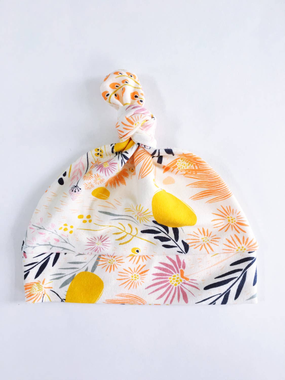 Macie & Me - Wholesale Newborn/Knit Hat - Baby - Morning Sunrise Knotted Baby Hat0