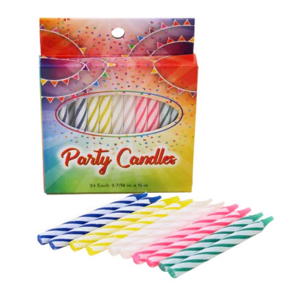 Birthday candles with medium twist - 6,912 Candles for wholesale by General Wax- Candles