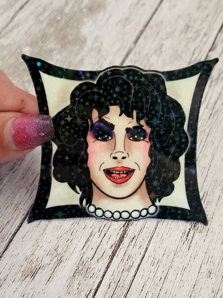 Adesivo Frankenfurter Rocky Horror per bottiglia d'acqua per la vendita all'ingrosso da parte di Unsupervised Art