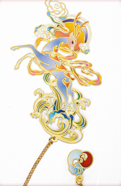 Bright MacMing - Wholesale Bookmark - Magical Deer Metal Bookmark1