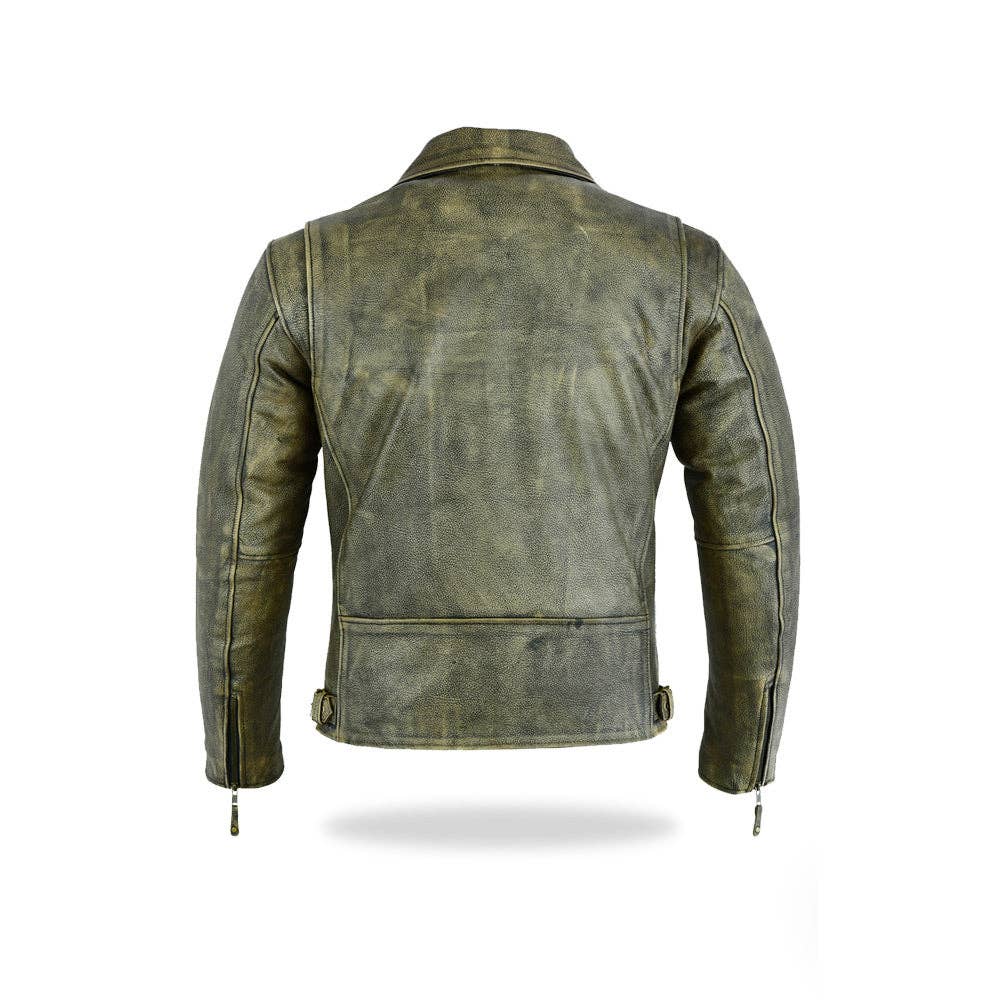 Tackfield - Wholesale Leather Jacket - Men's - Brando Men's Heavy Duty Jacket Premium Cow Milled Leather1