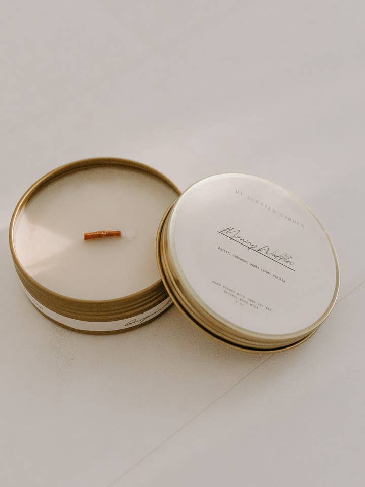 TRAVEL TIN - MORNING WAFFLES for wholesale by My Scented Garden