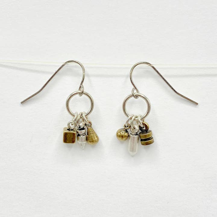 Industrial charm dangle earrings - 3516 for wholesale by Alchemy Inc