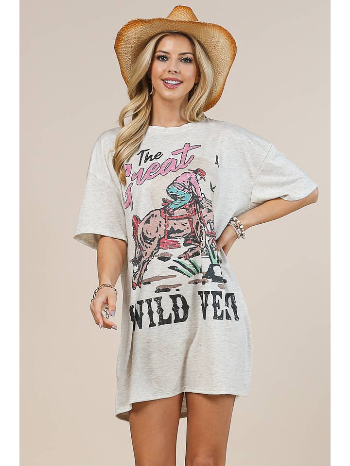 HAVERMOUT AV1202-MIA WILD WEST HEMDJURK MET GRAFISCHE PRINT voor groothandel op Faire2