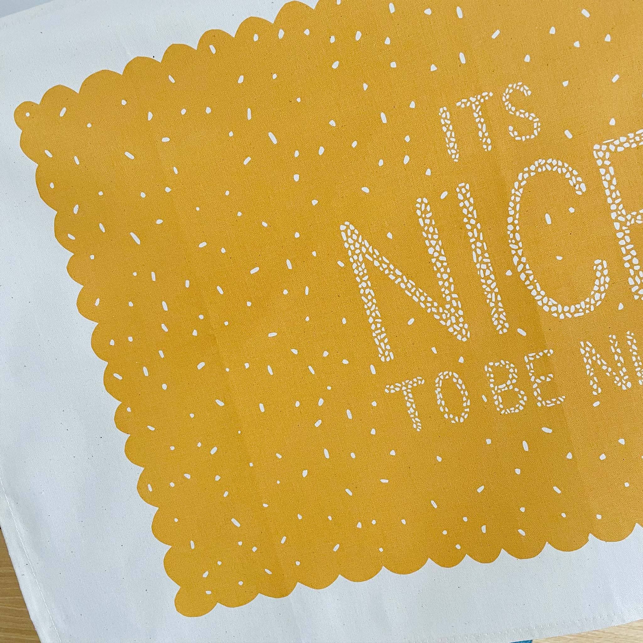 Alphabet Bags - Wholesale Tea Towel - It's Nice to be Nice - Tea Towel - *Clearance*2