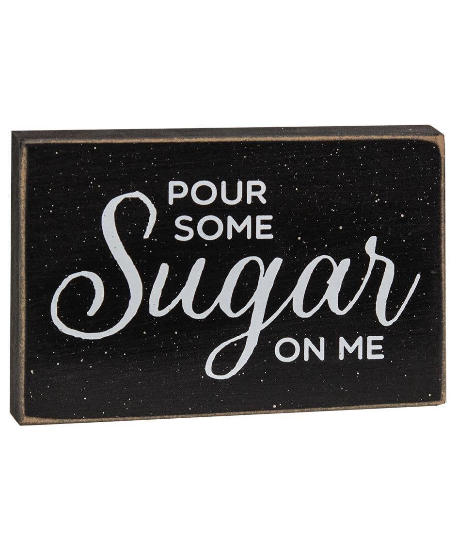 Col House Designs - Wholesale Sign - Coffee Is My Soulmate Block, 3 Assorted3