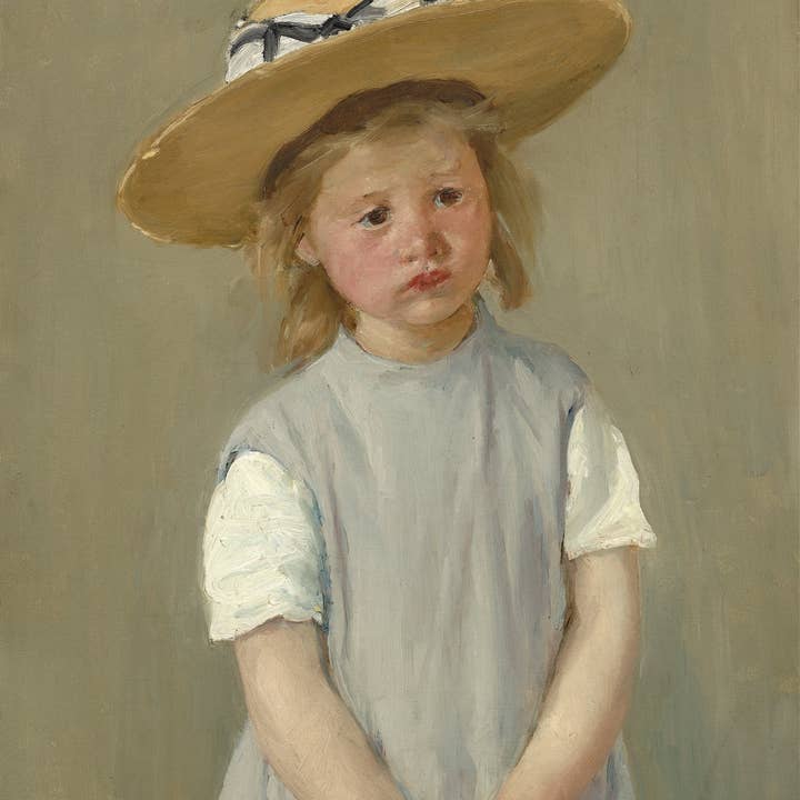 Milisima Studio - Wholesale Art Print - Child in a Straw Hat (c. 1886)2