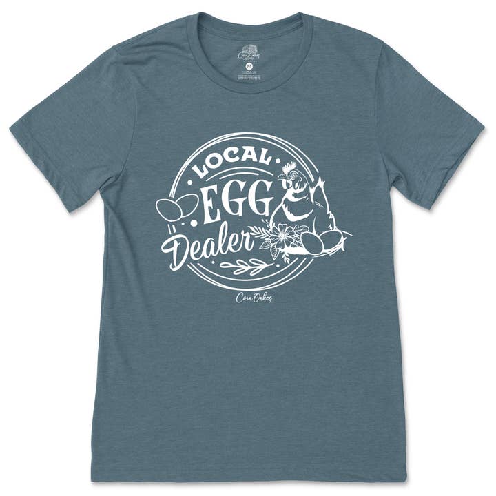 Cora Oakes Collection - Wholesale Screen Printed T-Shirt - Women's - Local Chicken Egg Dealer T-Shirt