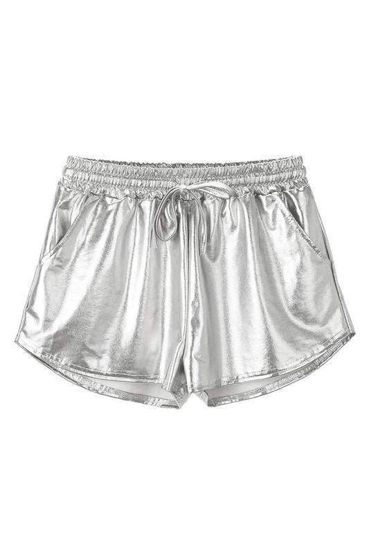 Flarix - Wholesale Shorts - Women's - metallic fashion shorts 10