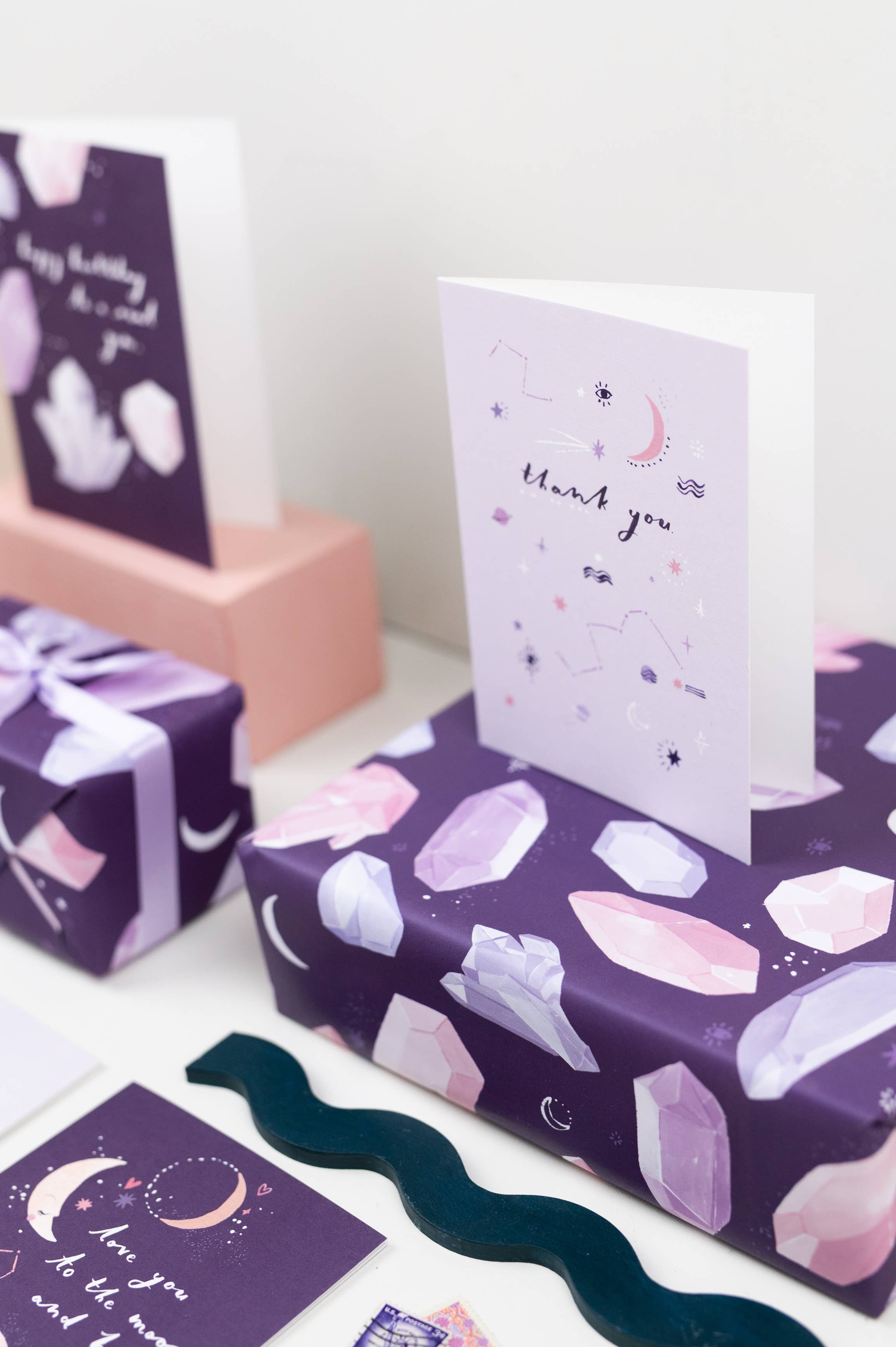 Sister Paper Co. – wholesale Omslagspapper – Kristaller Gift Wrap Sheet | Omslagspapper | Hantverkspapper3