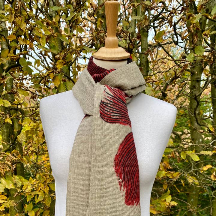 DIWALI PARIS - Wholesale Scarf – Women's - CAMELIA SCARF - 80% WOOL / 20% SILK2