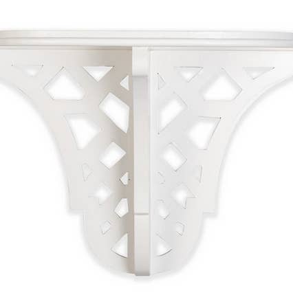 Solid Wood Fretwork Bracket for wholesale by The Enchanted Home