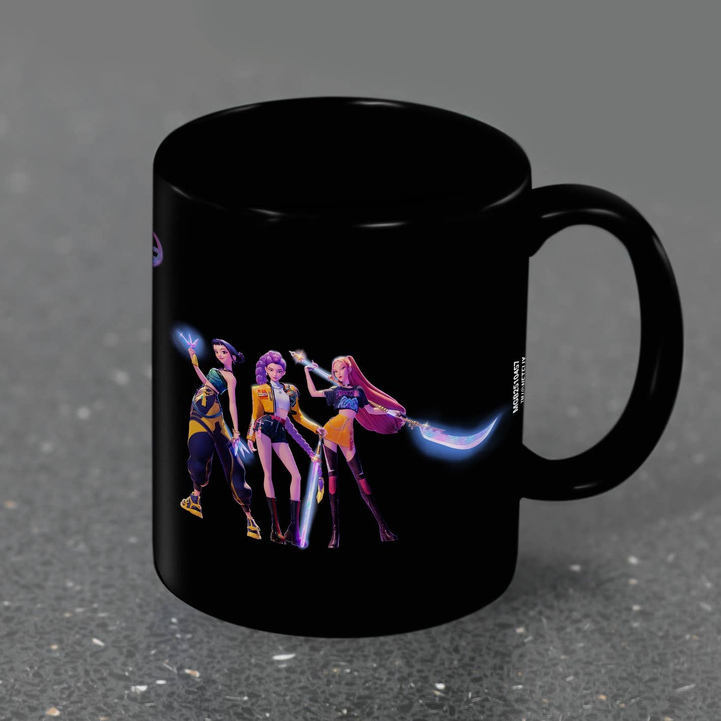 Pyramid International - Wholesale Coffee Mug - K-POP Demon Hunters (Huntrix) 11oz/315ml Black Coffee Mug2