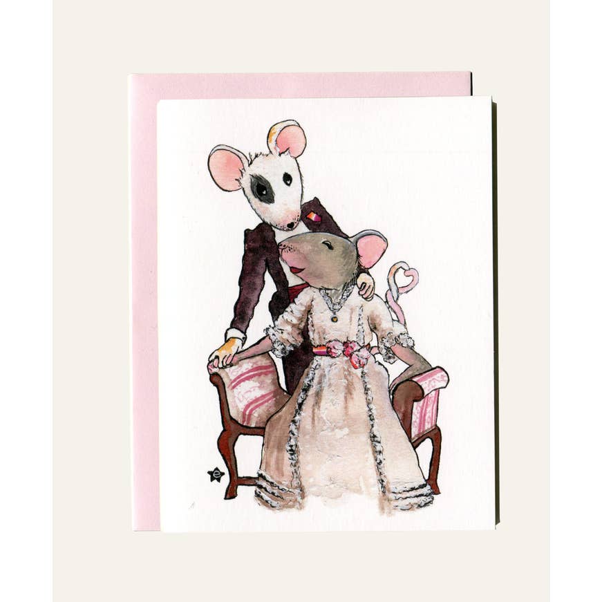 Darling Illustrations - Wholesale Love Card - You're Better Than Cheese - Mouse Notecard6