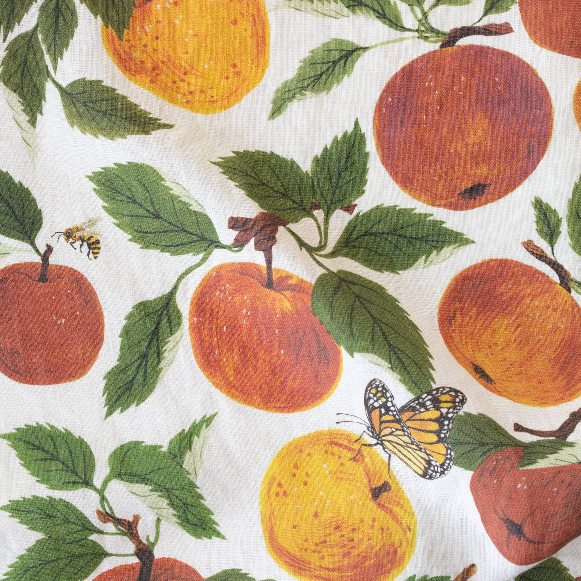 Botanica Paper Co. - Wholesale Tea Towel - APPLE ORCHARD | 100% LINEN TEA TOWEL2