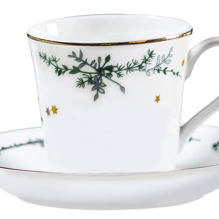Winter Stars, Cup with Saucer for wholesale by Jette Frölich Design