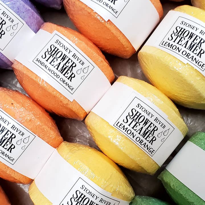 Stoney River Soaps - Vente Bombe de douche/galet bien-être pour la douche - Vapeurs de douche1
