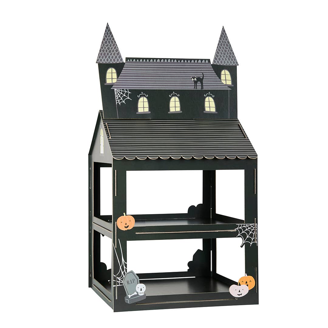 Hootyballoo by Club Green – wholesale Decorative tabletop object – Haunted House Treat Stand1