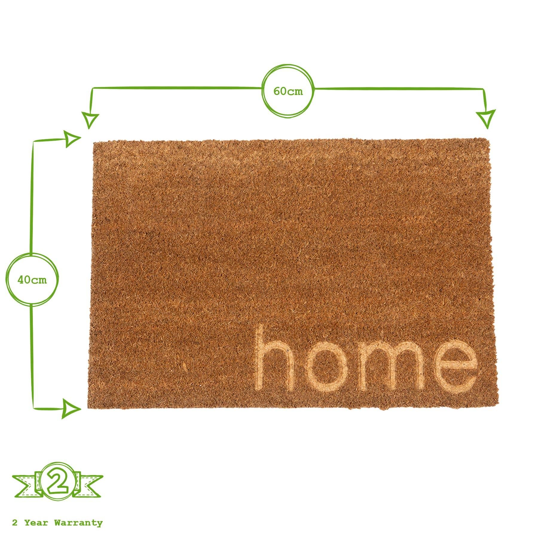 Rinkit Ltd – wholesale Door mat – Nicola Spring Coir Door Mat - 60 x 40cm - Embossed Home3