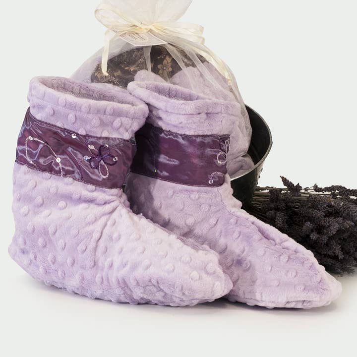 Spa Booties - Heatable for wholesale by Victoria's Lavender, LLC