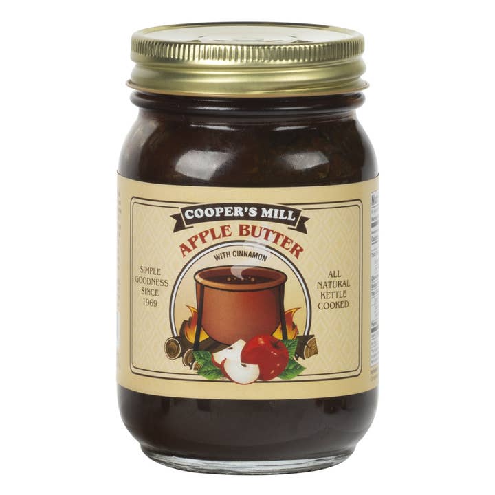 Apple Butter (With Sugar, With Cinnamon) - Pint for wholesale by Cooper's Mill
